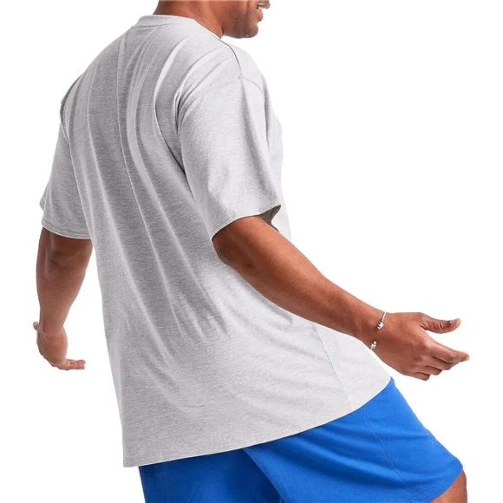 Men's Gray T-Shirt, Classic Graphic T-Shirt, Soft and Comfortable T-Shirts‎